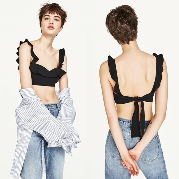 bralette top zara
